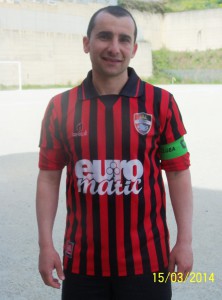 Il capitano Nino De Maria, perfettamente ristabilito (scatto di R.S.)