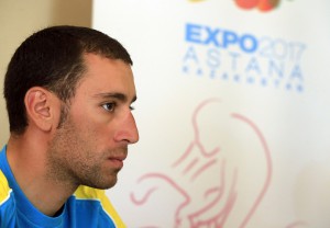 Un primo piano di Vincenzo Nibali