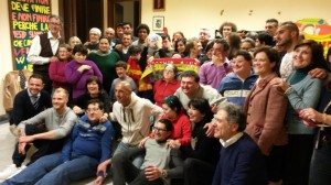 La rappresentanza del Messina al Club Arietta