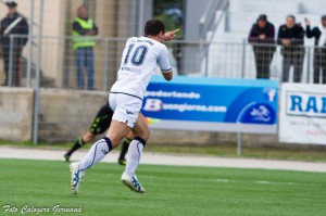 L'esultanza di Marasco dopo il 2-1