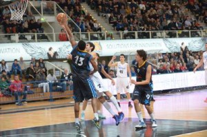 Davide Pascolo in azione contro l'Upea