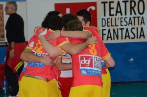 Un quintetto della Pallavolo Messina (foto Isolino)