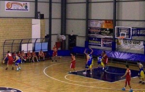 Fase di gioco tra Aquila Nebrodi e Maurilio Milone