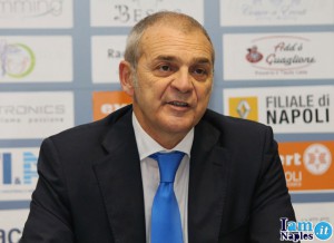 Massimo Bianchi (Napoli) in conferenza stampa