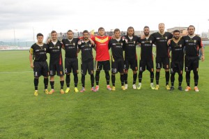 La formazione titolare del Messina (foto Paolo Furrer)