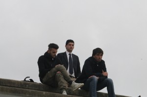Franco e Grassadonia sugli spalti
