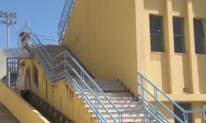 La rampa d'accesso alla Tribuna