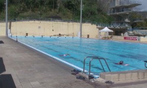La vasca all'aperto della struttura gestita dalla WP Messina