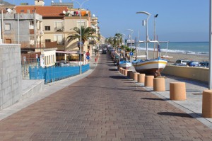 Uno splendido scorcio del lungomare di Letojanni
