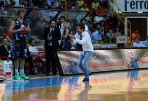 David Sussi e Gianmarco Pozzecco (Upea Orlandina)