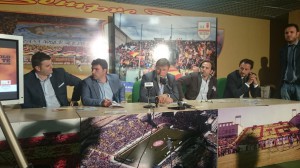 I protagonisti della conferenza stampa