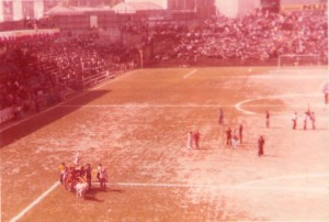 IL Celeste si prepara a festeggiare il ritorno in serie C del Messina, 1973-74