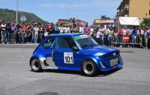 Francesco Lombardo su Fiat 126 Suzuki