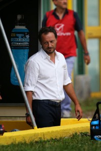Fabrizio Ferrigno in panchina