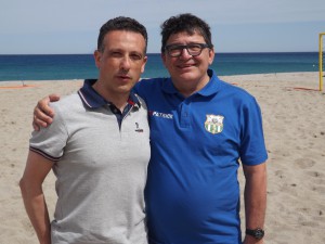 Il presidente Giacomo Picciolo con il responsabile tecnico Eraldo Pecci