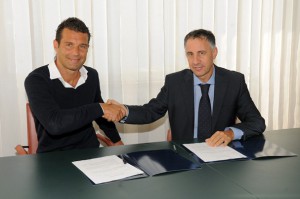 A sinistra Matteo Matteazzi, dg della Virtus Entella