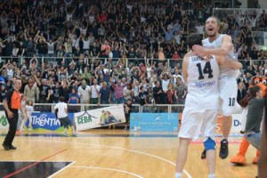 La gioa di Toto Forray (Trento) per la finale conquistata 