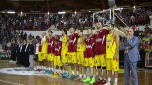 La Sigma Barcellona schierata ad inizio gara