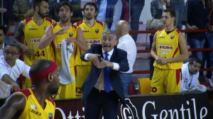 Marco Calvani carica i suoi giocatori