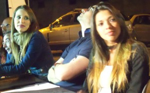 Due miss veterane in giuria: da sinistra Stefania Sciarrone e Cristina Di Siero (scatto di R.S.)