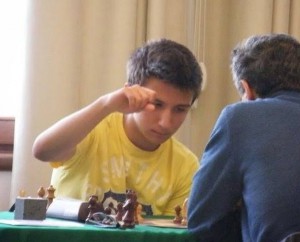 Andrea Favaloro durante una partita
