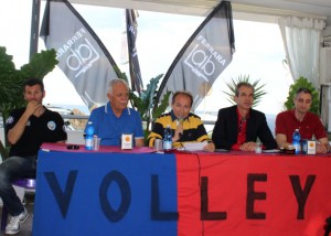La presentazione del tecnico dell'Effe Volley Claudio Mantarro