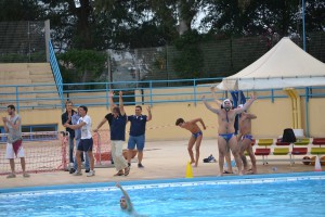 Festa grande a fine gara per i giocatori dell'Ossidiana ed i loro sostenitori