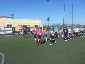 L'ingresso in campo