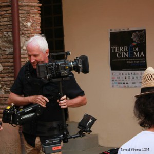 Il premio Oscar Garrett Brown durante i workshop