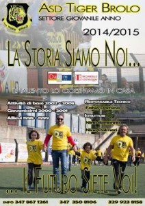 Prima parte della Locandina promozionale per il Settore Giovanile