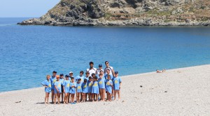 Il gruppo di partecipanti alle prese 