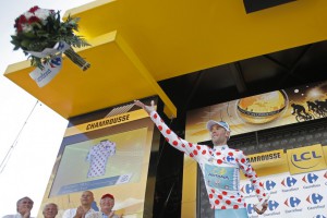 Nibali ha conquistato anche la maglia a pois destinata al miglior scalatore