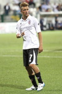 Vincenzo Pepe con la divisa della Pro Vercelli