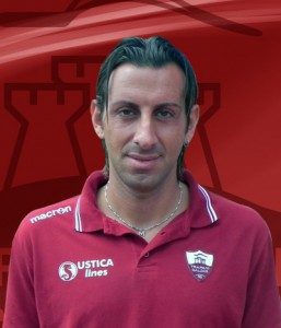 Giuseppe Madonia con la maglia del Trapani