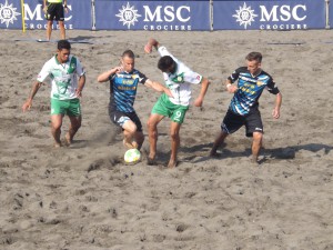Una fase del match