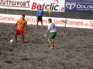 Una fase del match