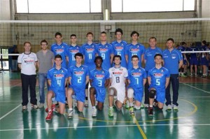 Antony Imbesi in maglia azzurra, in occasione del Trofeo  Bussinello