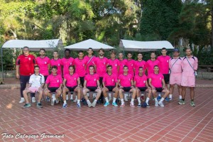 Foto gruppo per l'NFC Orlandina Calcio in ritiro (Germanà)