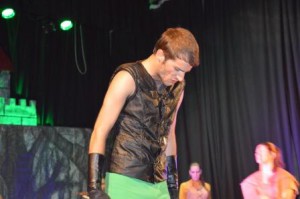 Una scena del musical