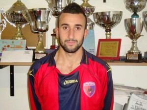 Andrea Fleri  con la maglia del Città di Milazzo 