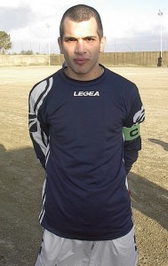 Fabio Buda in veste di capitàno del Ghibellina (scatto di R.S.)