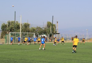 Uno scatto relativo all'amichevole estiva tra Città di Messina e Spadaforese