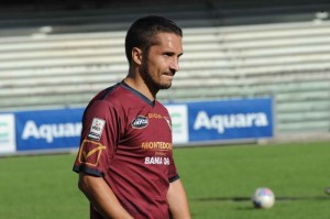 Un primo piano di David Mounard, destinato a lasciare la Salernitana dopo quattro anni