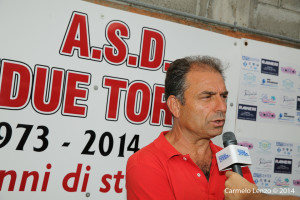 Il tecnico del Due Torri Antonio Venuto ai nostri microfoni (foto Carmelo Lenzo)