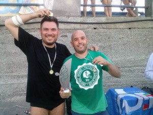 I vincitori Andrea Porceddu e Tonino Celona
