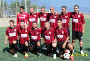 L'undici iniziale del Pistunina (scatto di R.S.)