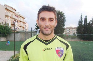 Stefano Bucca con la maglia del Città di Milazzo