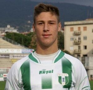 Marco Cane con la divisa della Vigor Lamezia