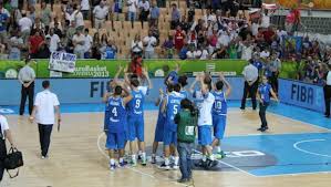 La goia degli Azzurri di fronte al proprio pubblico