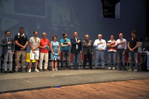 Il partecipato momento dell'Inno d'Italia (Giovanni Isolino)